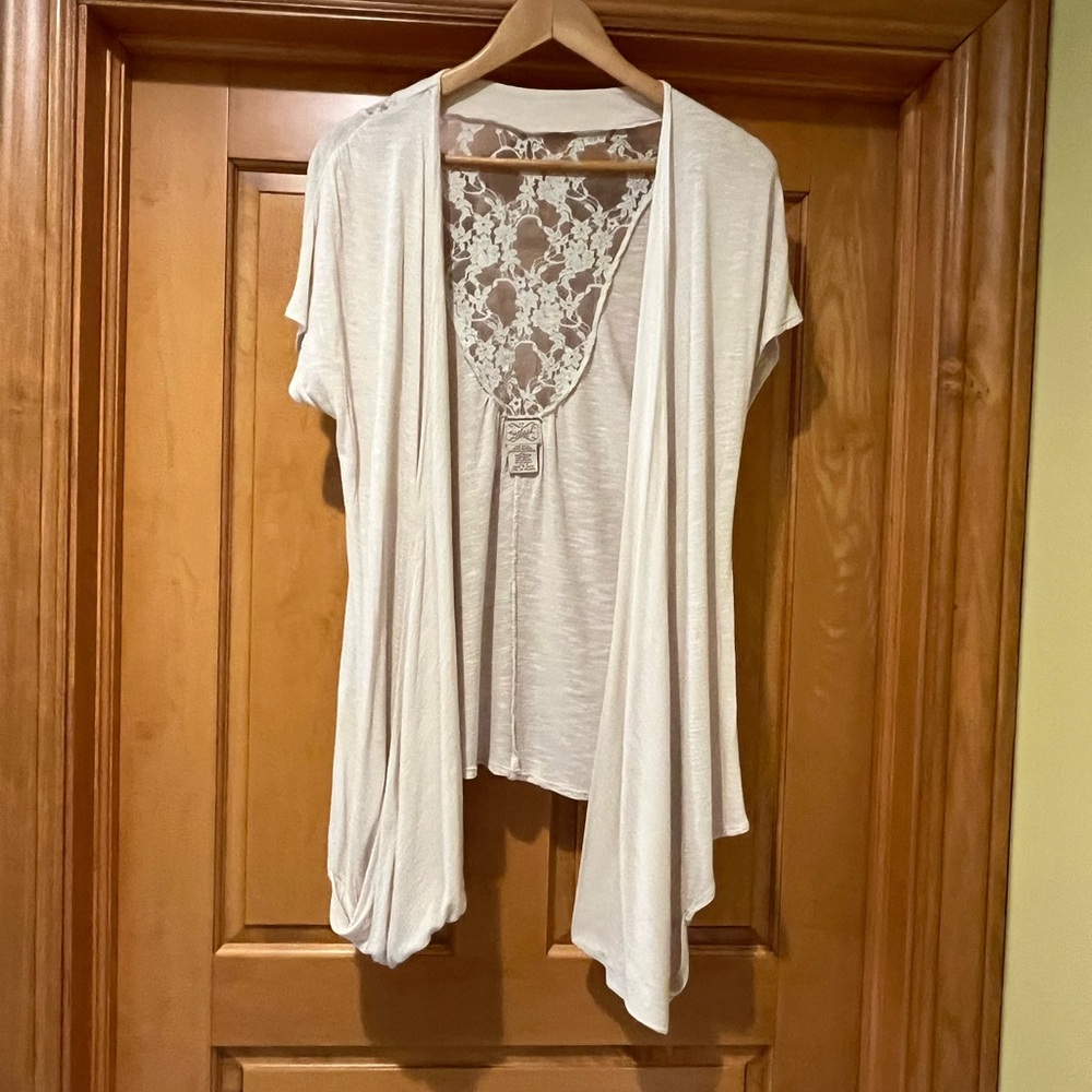Eyelash Couture Women’s Cardigan with Lace
